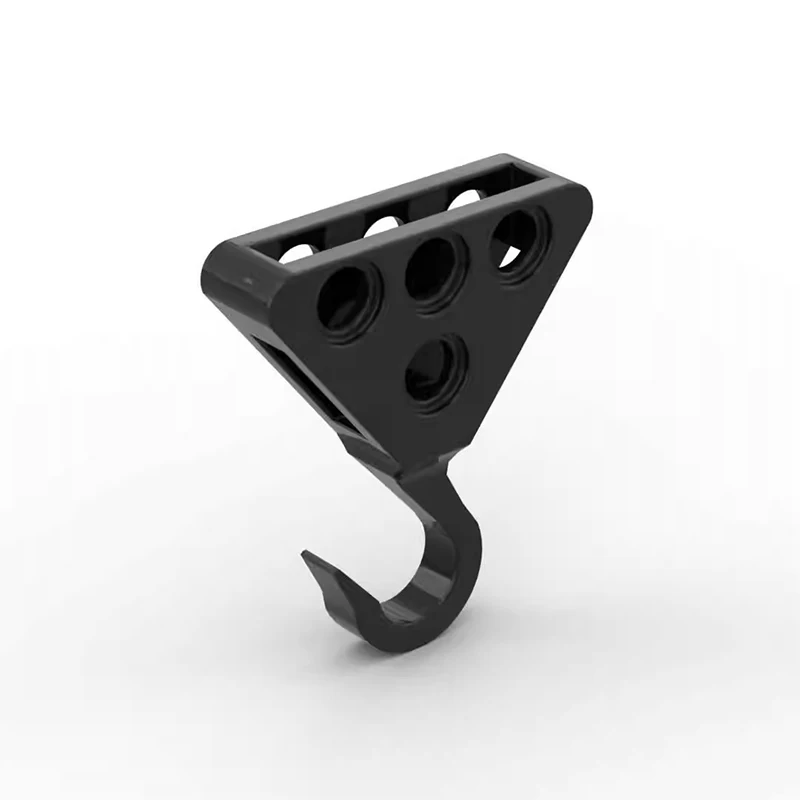 Kompatibel baut Partikel 70496 61903 Bausteine, technischer Metallhaken als Stützen für Hüftgürter und Kräne, Hakensteine zusammen