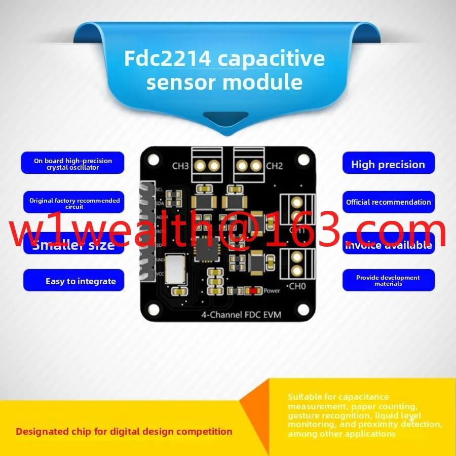 2214 module, capacitive sensor, electronic design contest gesture recognition paper counting liquid level measurement