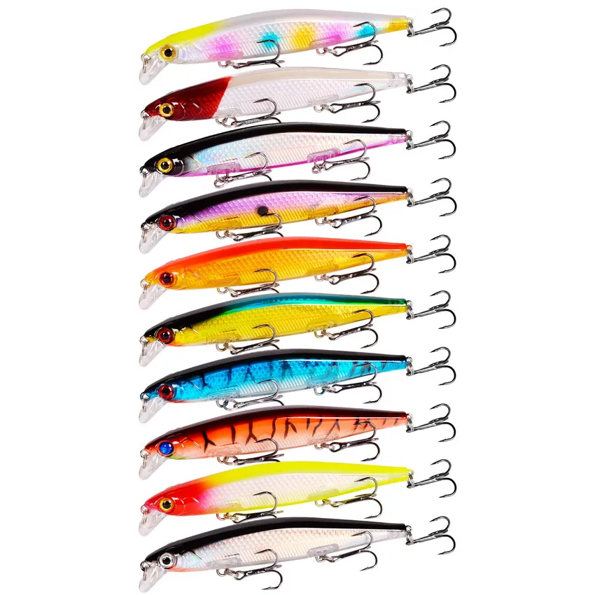 20pcs Mix Laser Float Minnow Fishing Lure Set Crankbait Wobblers Artificial Hard Bait Kit Bass Carp Fishing Lures Pesca