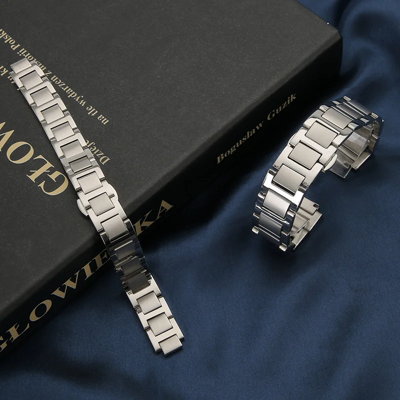 For Blue Balloon Serie Watchband 8*14 8*16 11*18 12*20 14*22mm Convex Mouth Watch Strap Men women Stainless Steel Bracelet Chain