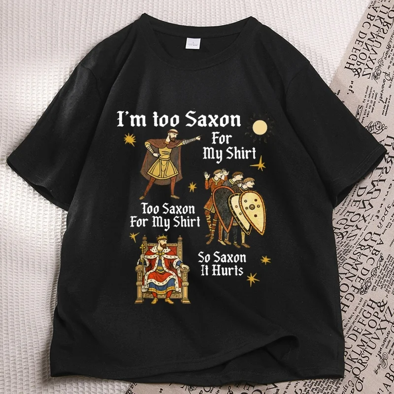 Medieval History Meme funny T Shirts man woman cotton short sleeve t-shirt Historical Humor graphic t shirts streetwear