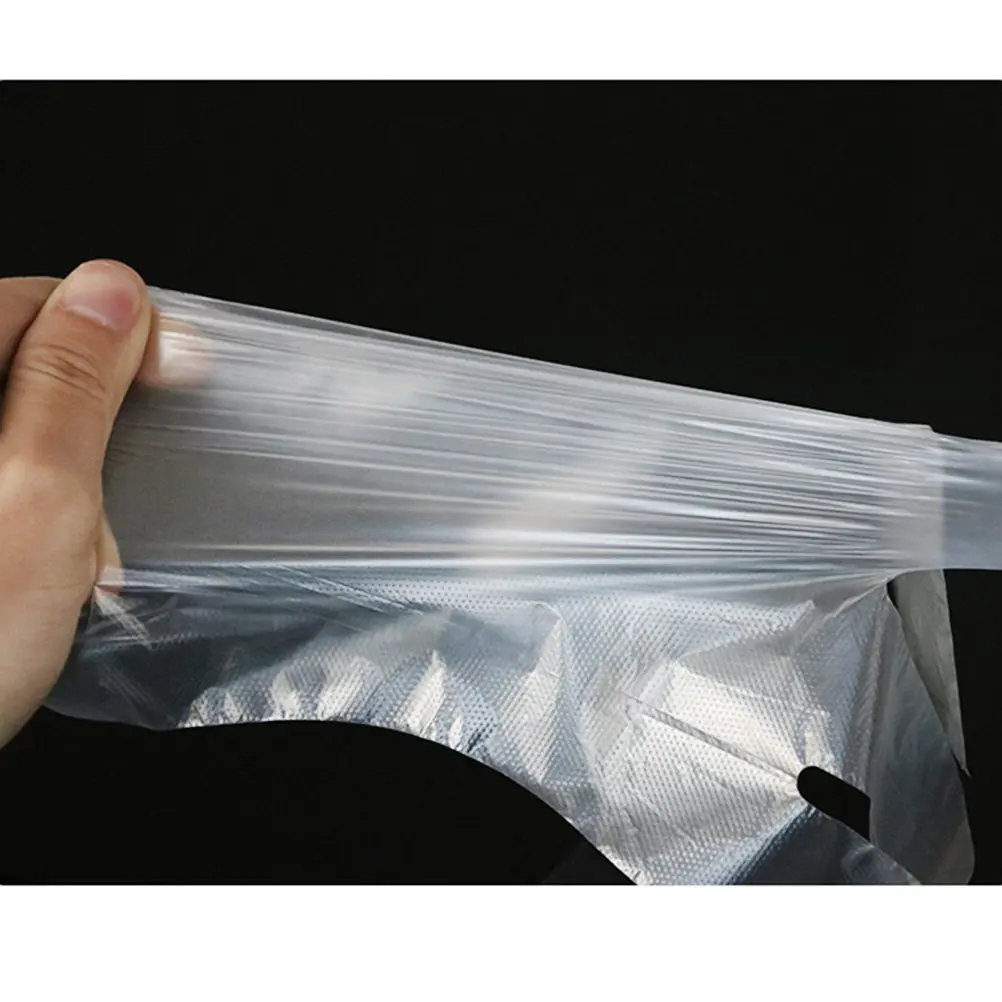 100 packs Gloves Halloween Christmas New Year Food Grade Gloves Glove Kitchen Kitchen Glove Disposable Gloves Pe