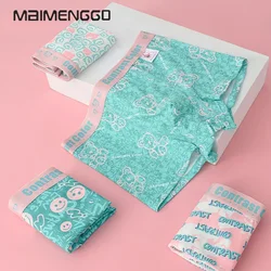 Men's underwear boxer shorts men's underwear fierce men's cartoon print sexy cute breathable