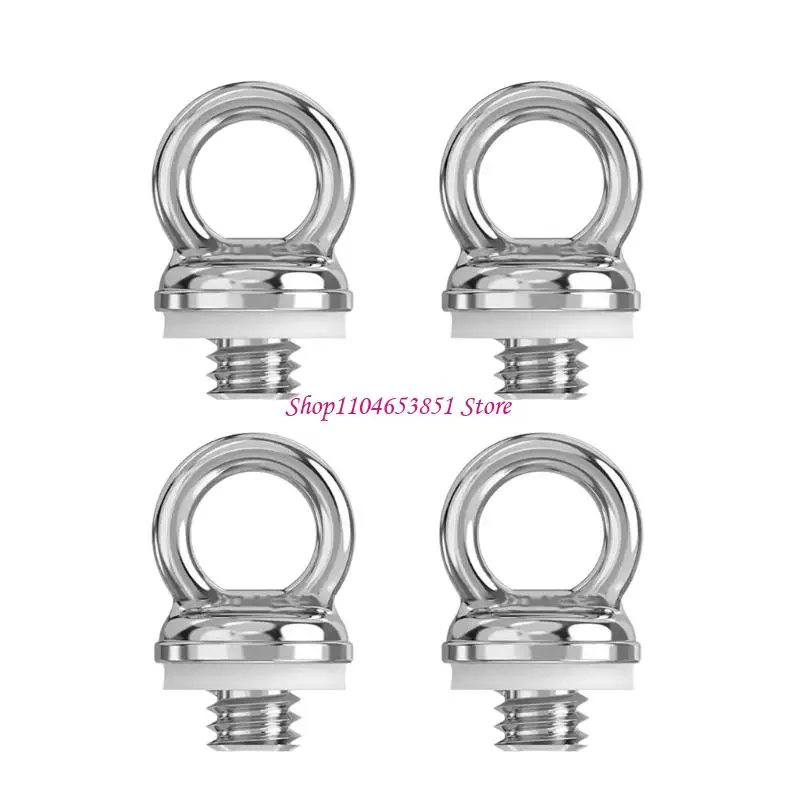 Screw-In Camera Lanyard Fitting with Integrated Round Eyelet for Pocket 4/3 