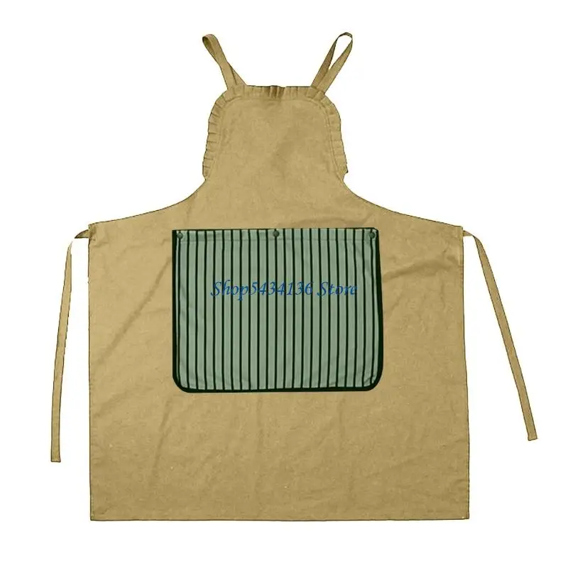 H7ED Multiuse Kitchen Apron with Hand Towel For Convenient Cooking And Cleaning Task