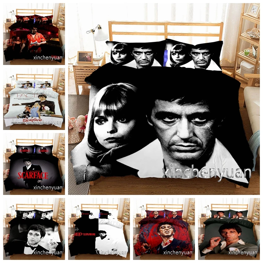 

Комплект чехлов Phechion Scarface с 3D рисунком, двойная, полная, яркая, для молодых девушек K165