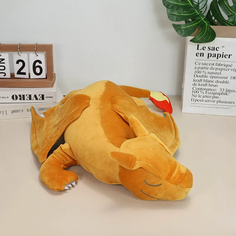 Pokemon 50cm New Sleep Charizard Plush Toy Anime Pokemon Charizard Y Stuffed Animal Doll for Kids Christmas Gifts