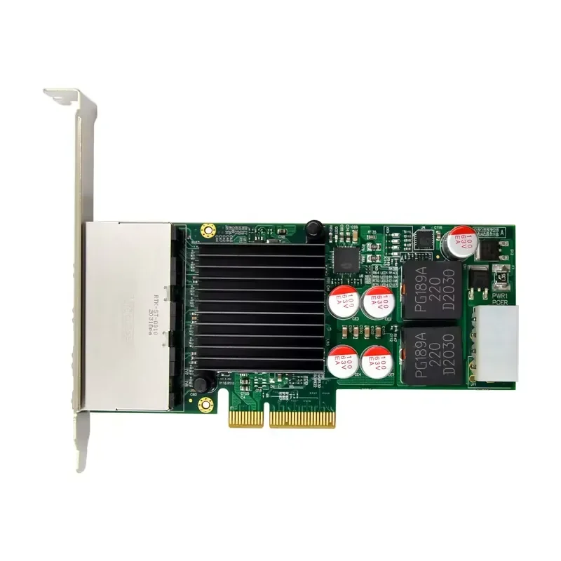 PCIe X4 I350AM4 Four-port PoE + Industrial Vision Acquisition Card view 3