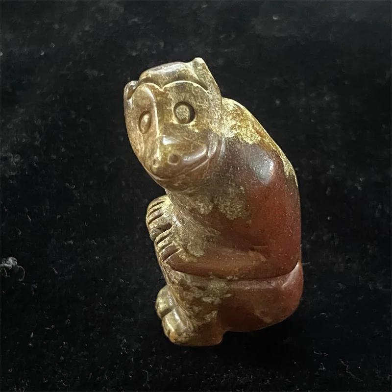 

Vintage Xiuyu decoration jade carving antique jade monkey jade collection handicrafts