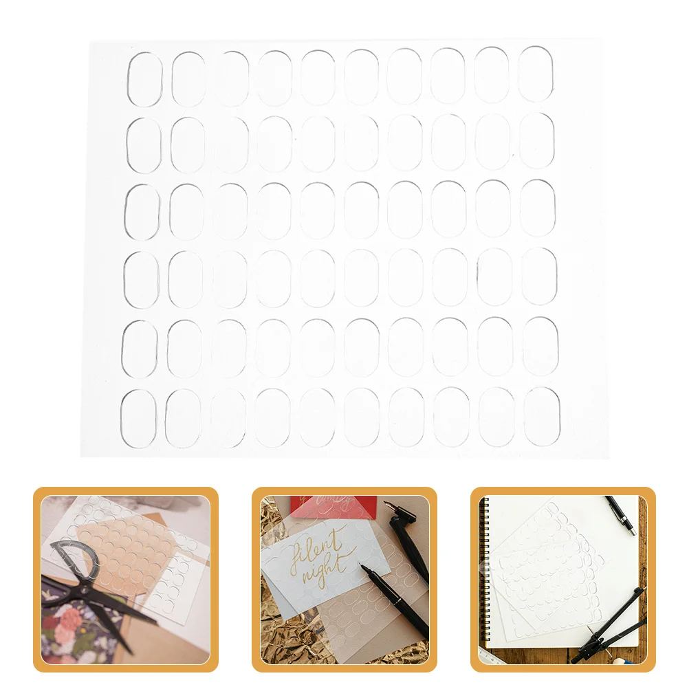 

240Pcs Round Stickers Double Sided Tape Dots Perfect Workmanship Practical Convenient for Home Office Party Decorations