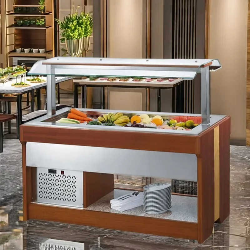 Customized professional bar equipment / restaurant supply store / Buffet Table Refrigerator Salad