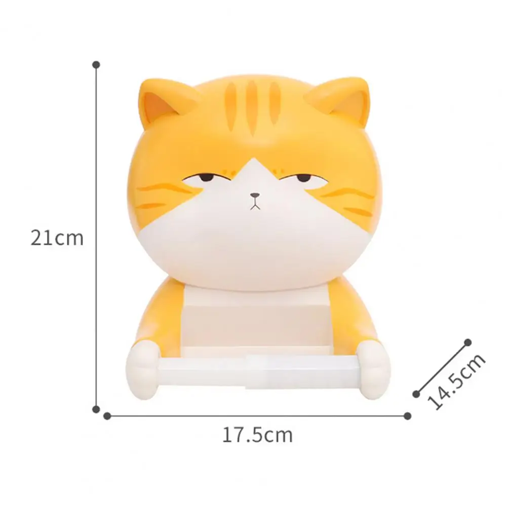 Roll Paper Holder Delicate Convenient Tissue Holder Cute Cat Toilet Roll Rack Bathroom Accessories for Office