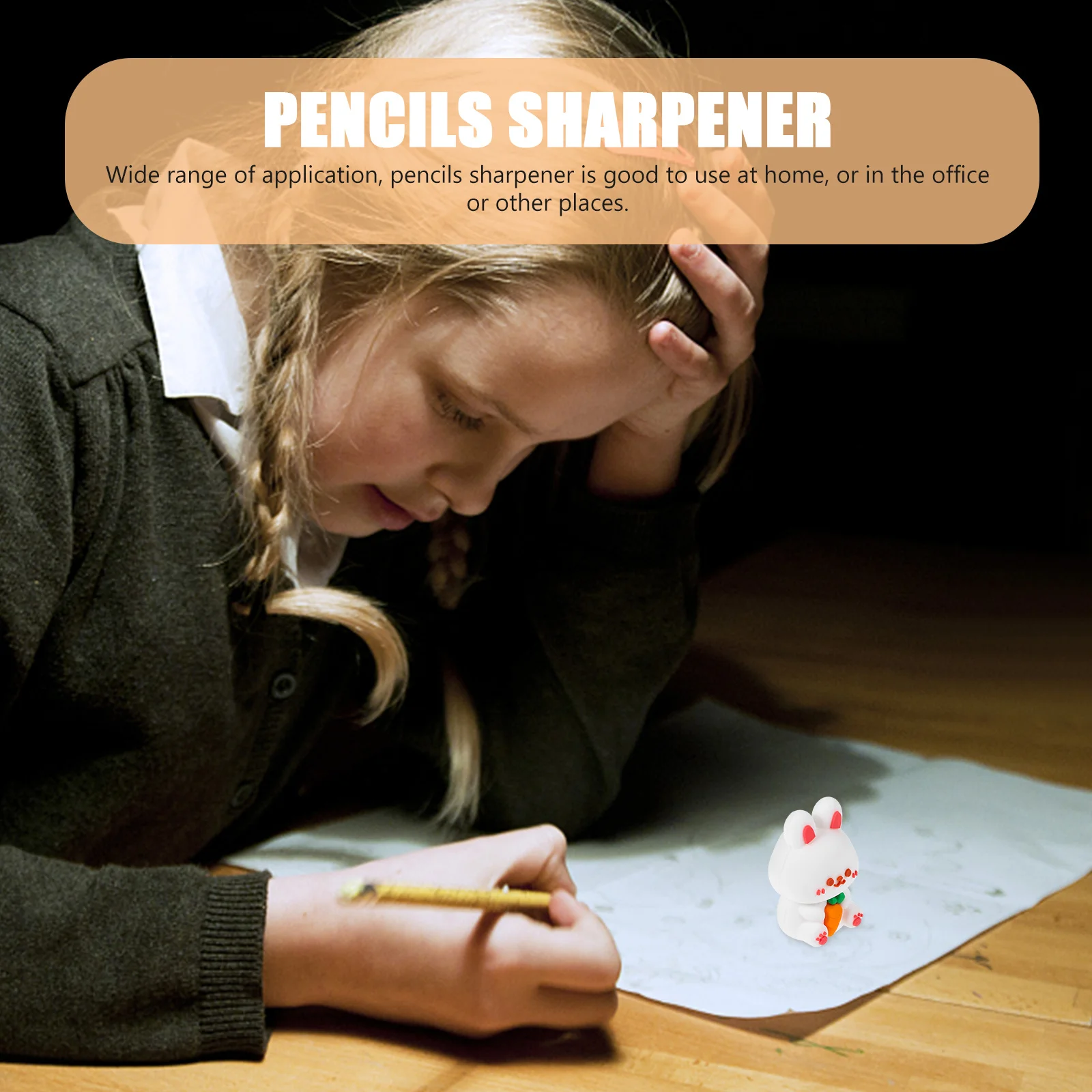 

Eyebrow Pencil Sharpener 's Silicone for Cartoon Small Handheld School Kawaii Plastic Sharpenerr Student