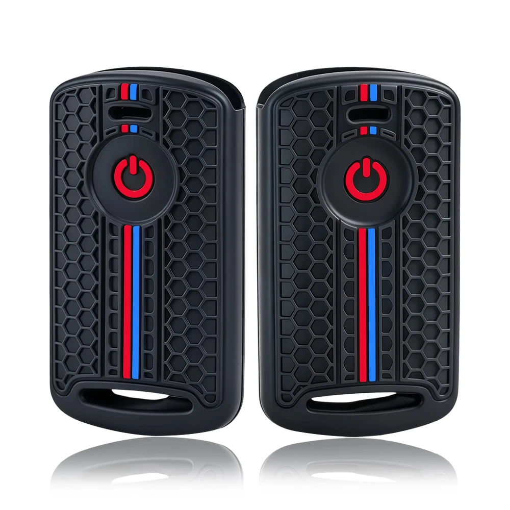 Silicone Motorcycle Remote Key Case Cover Shell for Yamaha Nmax 2021/2022 NVX NVX155 XMAX XMAX300 QBIX AEROX JAUNS 2018 2019