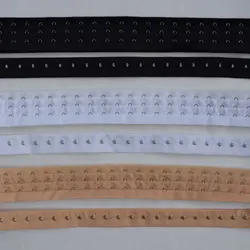 3 rows of shapewear with buckles, corset bra fabric hooks, extended buttons, DIY accessories for clothing