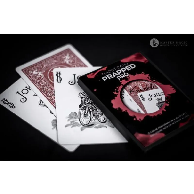 TRAPPED 2.0 Gimmicks By The Knuckle Ghost Card Prapped Pro Flash Card Magic Tricks Poker Magic Show Close Up Magia Illusions