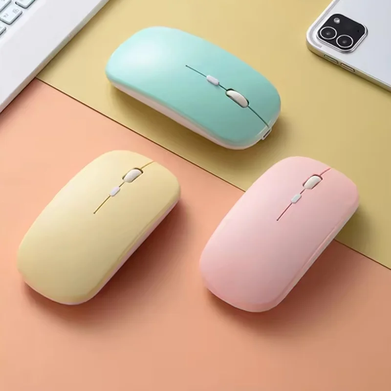 Silent Bluetooth Mouse Portable Wireless Computer Mice Working Gaming Ergonomic For iPad Air Pro MacBook Xiaomi PC Laptop Office