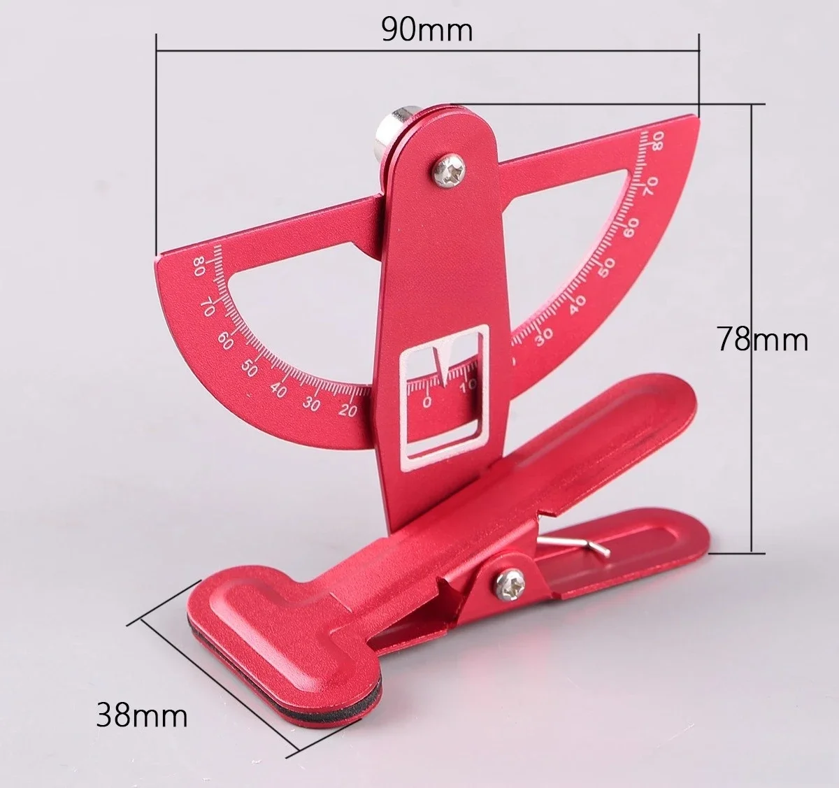 Radio Controlled Aircraft Model Inclinometer Parts Fixed Wing Rudder Angle Ruler Rudder Surface Travel Adjustment Tool Light