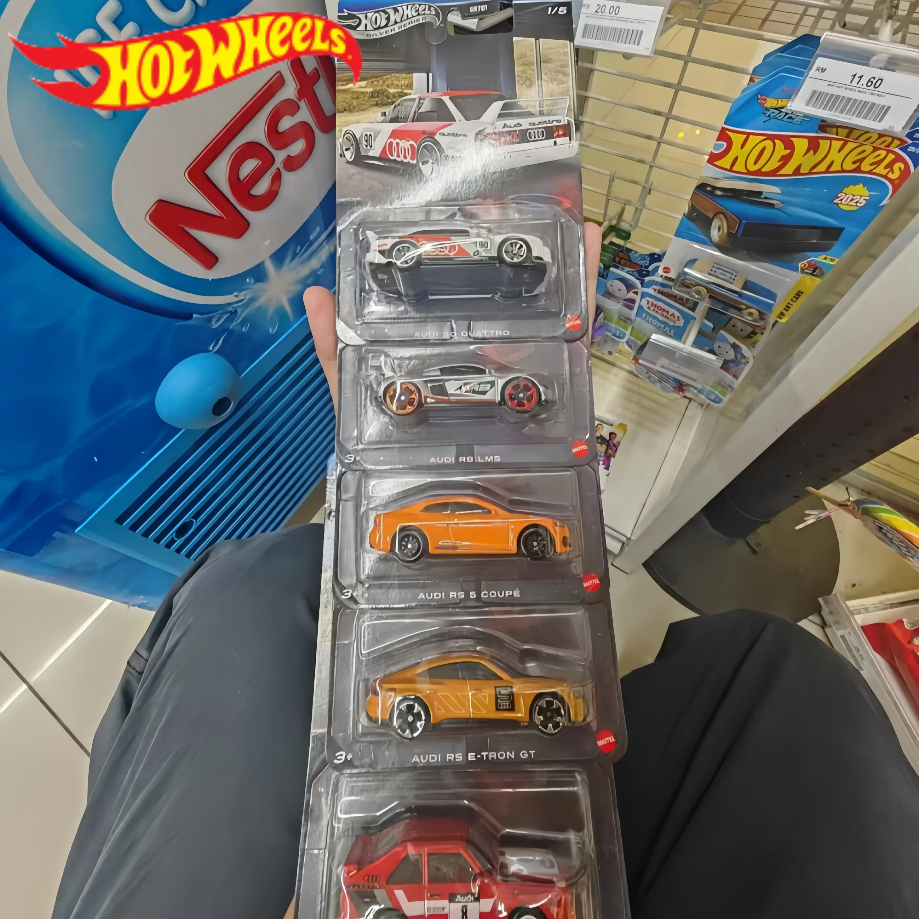 

2026 Hot Wheels Silver Series GRT01 Audi Set Audi 90 Audi R8 Audi Sport Audi E-Tron Gtmetal Car Models Diecast Collector Gift
