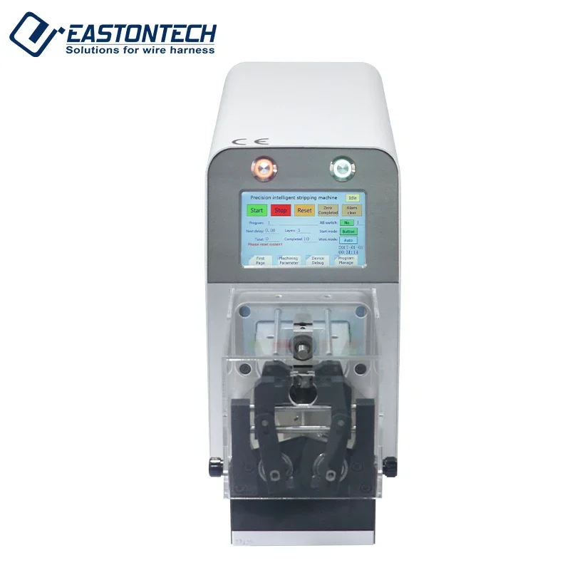 EW-1105 Maximum 5 Layers Servo Coaxial Stripping Machine 0.1 - 6.5 Mm Stripping Diameter Factory Price Semi Automatic Machine