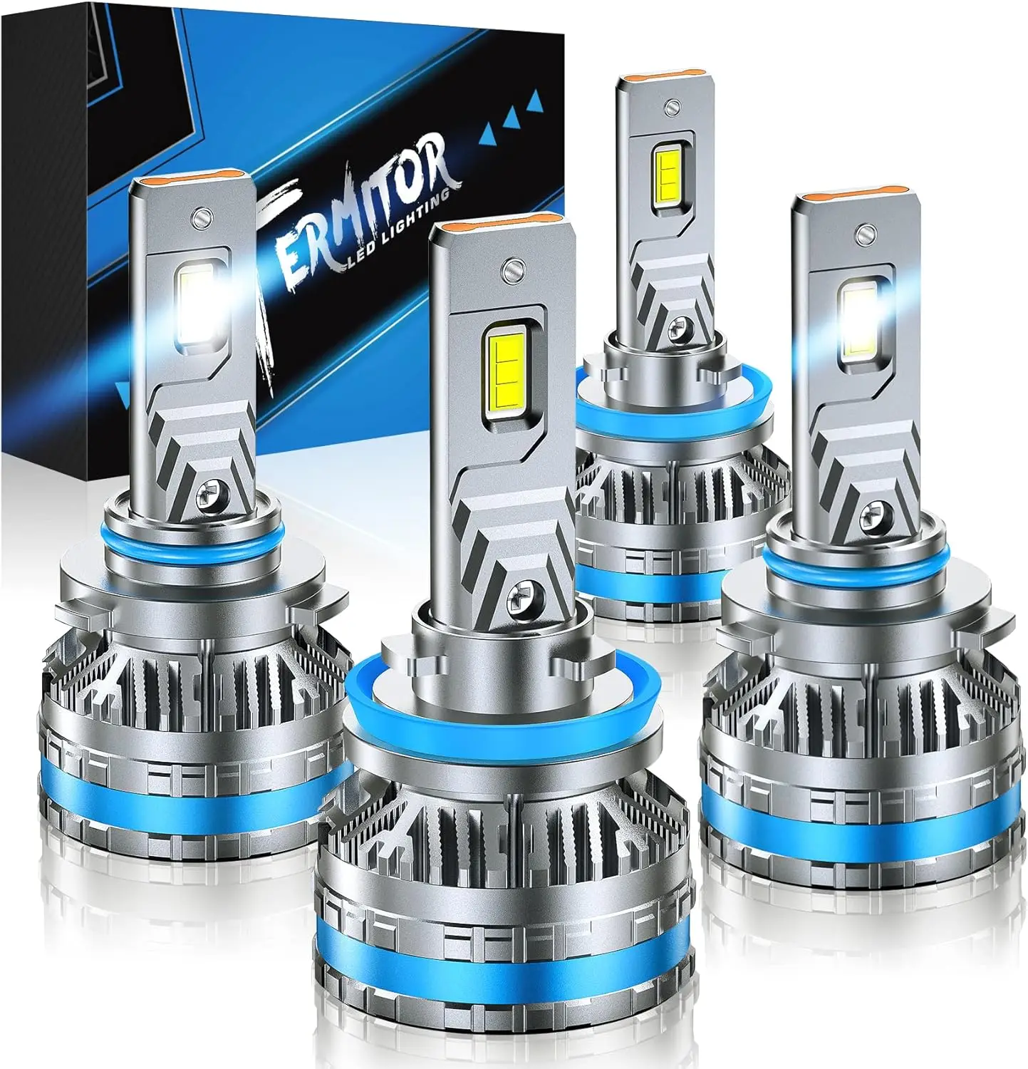 

Комплект противотуманных фар H11 9005, 240 Вт, высокая яркость, водонепроницаемость IP68, Plug and Play, набор из 4 штук