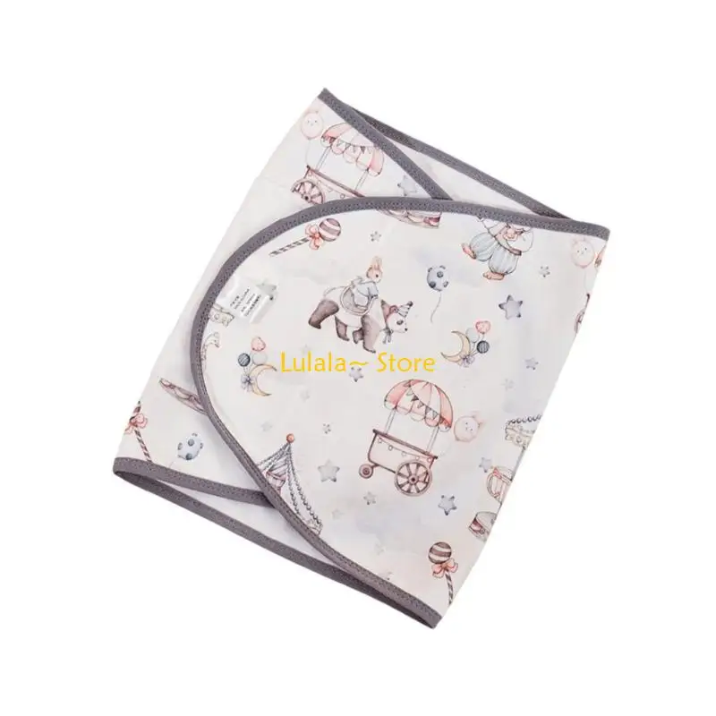 

Y4QA Soft & Breathable Cotton Baby Wrap Towel for 0-3 Months With Easy Wear Design
