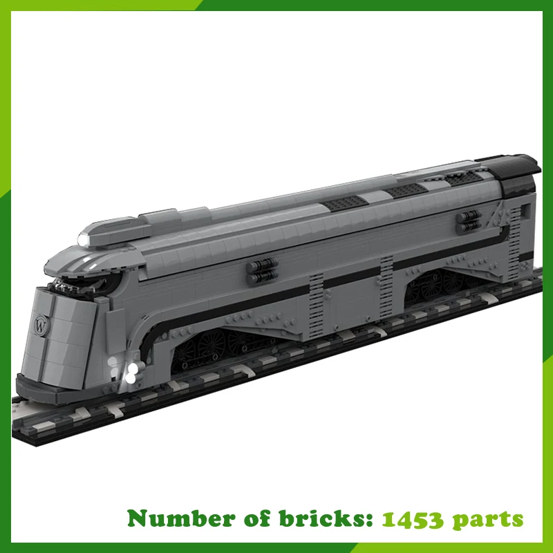 MOC Building Blocks Train DIY Brick Film Series Collection Transportation Creative Assembly Toys Christmas Present Birthday Gift