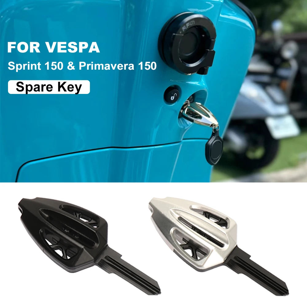 New Motorcycle Accessories For Vespa Sprint 150 Primavera 150 Chip Key SPRINT PRIMAVERA 150 Key Spare Keys