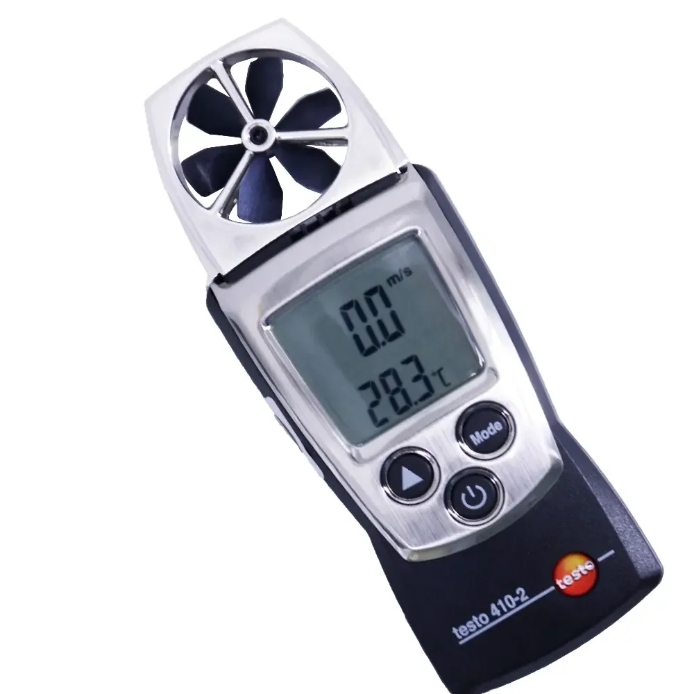 

Testo410-2 Vane Anemometer Digital Anemometer Wind Speed Meter Measuring Range 0.4 to 20 m/s