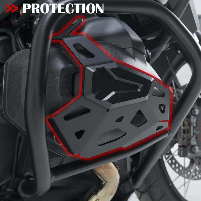 Motorcycle Cylinder Head Guards Protector Cover Engine Protection For BMW R1300GS Adventure R 1300 GS R1300 GS  ADV 2023 2024