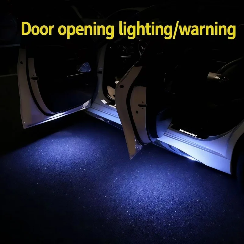 LED Seven-color Welcoming Lights For BYD Han DM Song PLUS PRO TANG Seal Frigate Flashing Ambiance Car Warning Lights Taillights