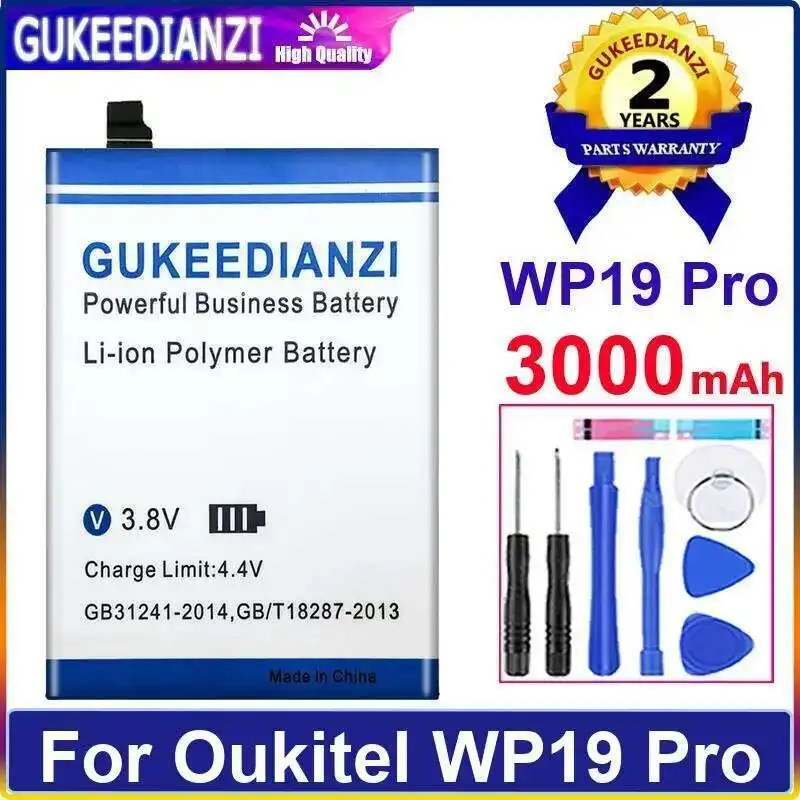

3000Mah For Oukitel WP19 Pro Mobile Phone Battery Reliable Power