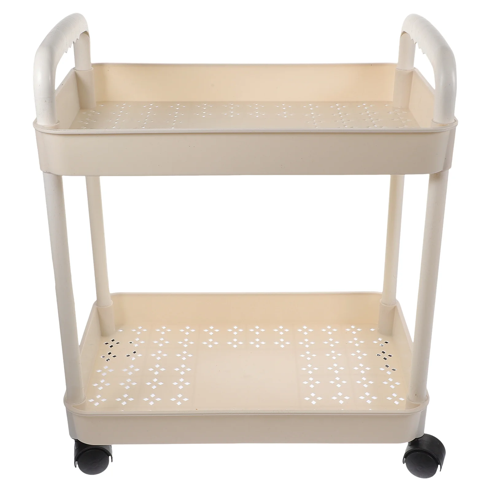 

Plastic Movable with Handle Multi-Tier Rolling Cart Trolley Rolling Cart For Nursery Trolley Cart With Wheels Cart Organizer