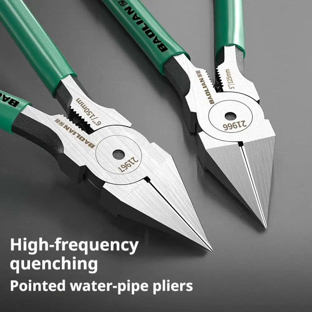 Industrial Grade Special Sharp Side Mouth Pliers,High Hardness Electrician Small Diagonal Pliers,Electrician Manual Tool
