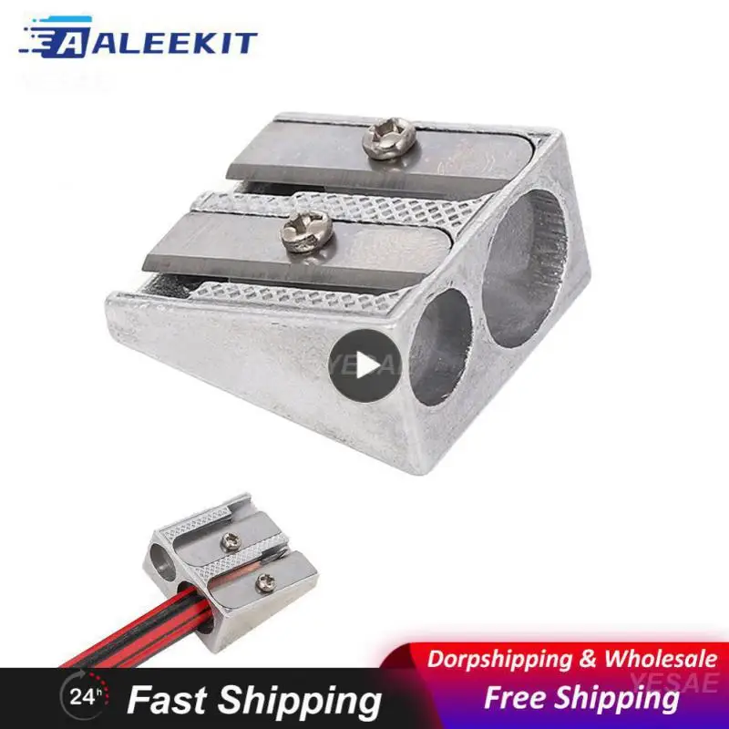 Pen Planer Simple Design Safe And Practical Convenient Precise Students Must Have Double-hole Pencil Sharpener Easy To Operate