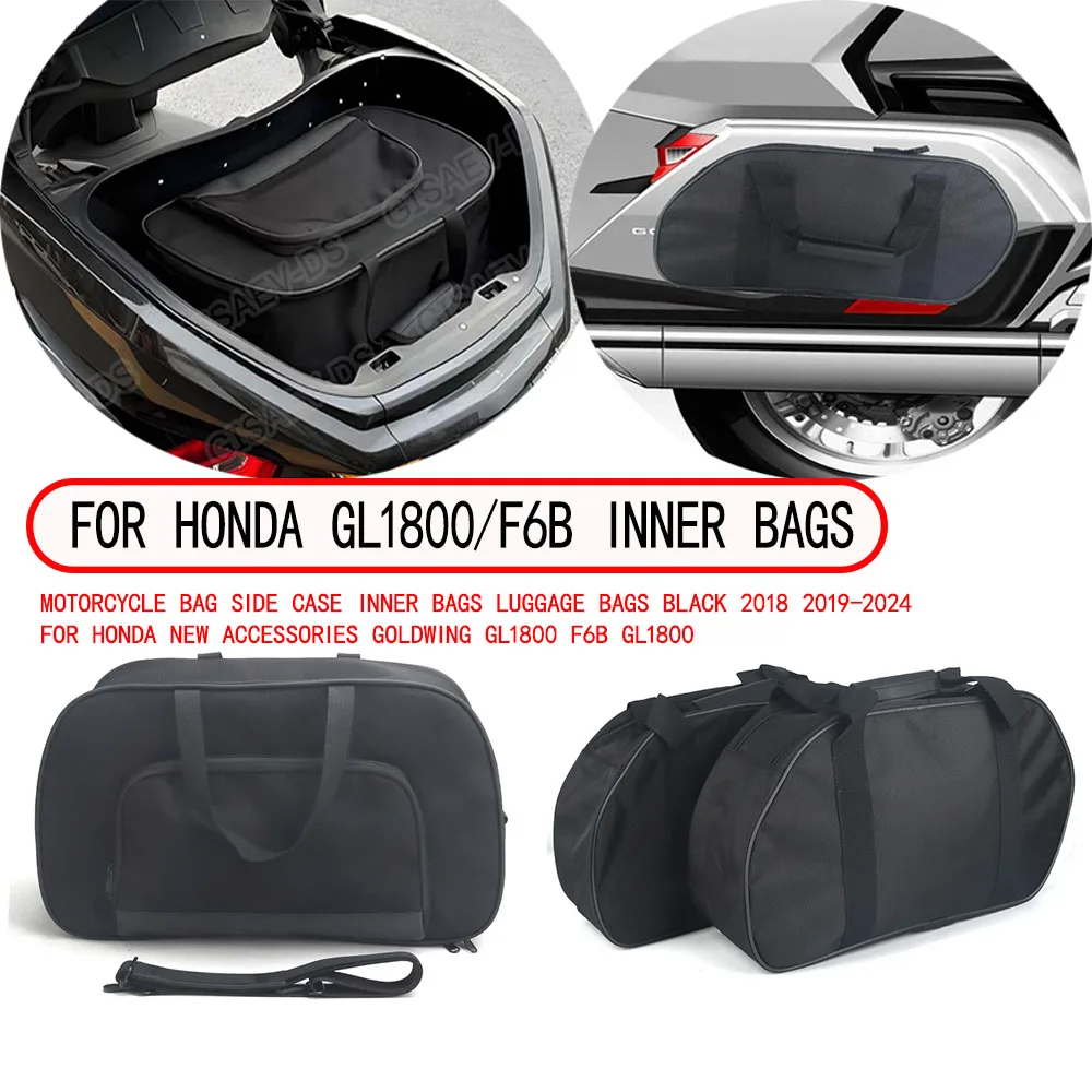 ホンダ-ゴールドウィング-gl1800-f6b-gl1800用-防水バイクバッグ-サイドケース-インナーバッグ-ラゲージバッグ-ブラック-2018-2019-2024