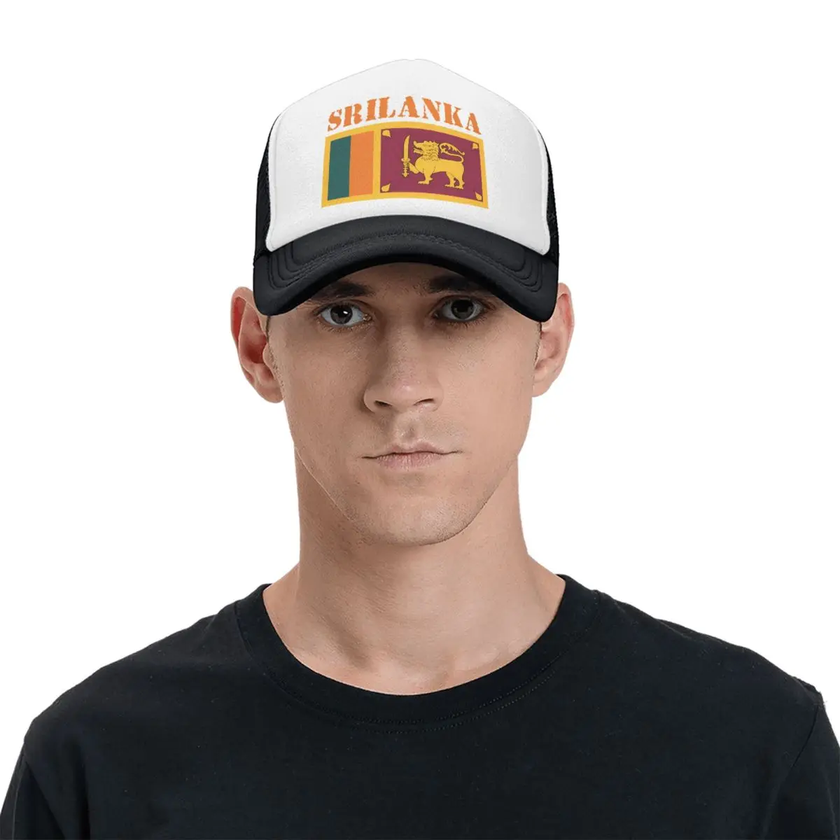 أزياء مخصصة سريلانكا العلم قبعة بيسبول للرجال النساء تنفس قبعة سائق الشاحنة الرياضة Snapback أبي قبعة