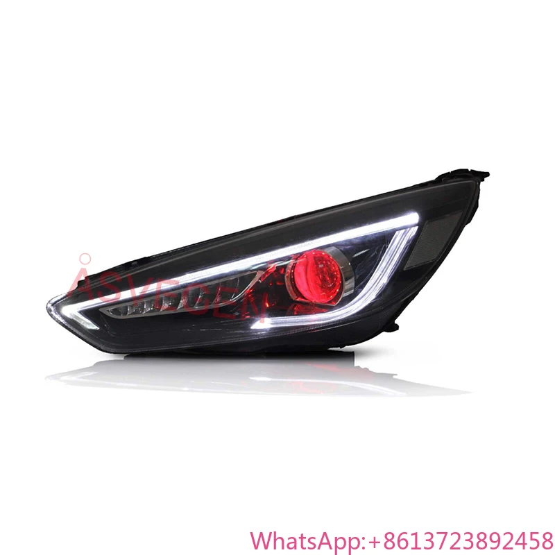 Manufacturer Full LED Car Headlights Led With Sequential Front Lamp Assembly for Ford Focus Headlamp 2015-2018