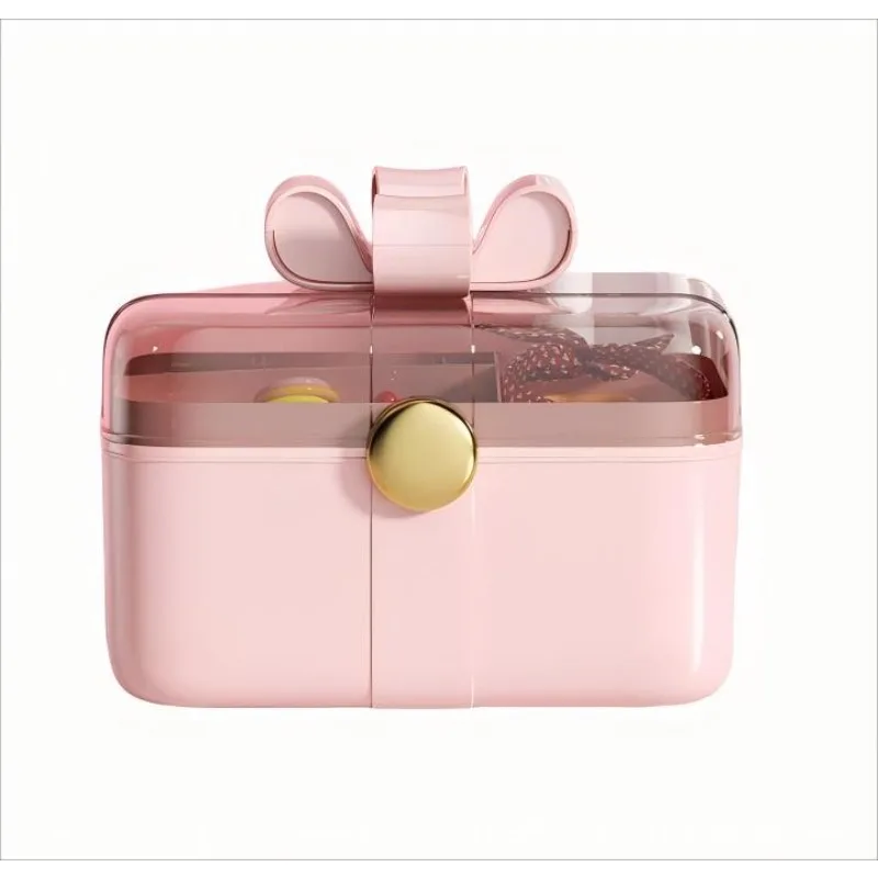 Modern Durable Clear Pet Plastic Injection Molding Sustainable Multifunctional Office Cosmetics Organizer