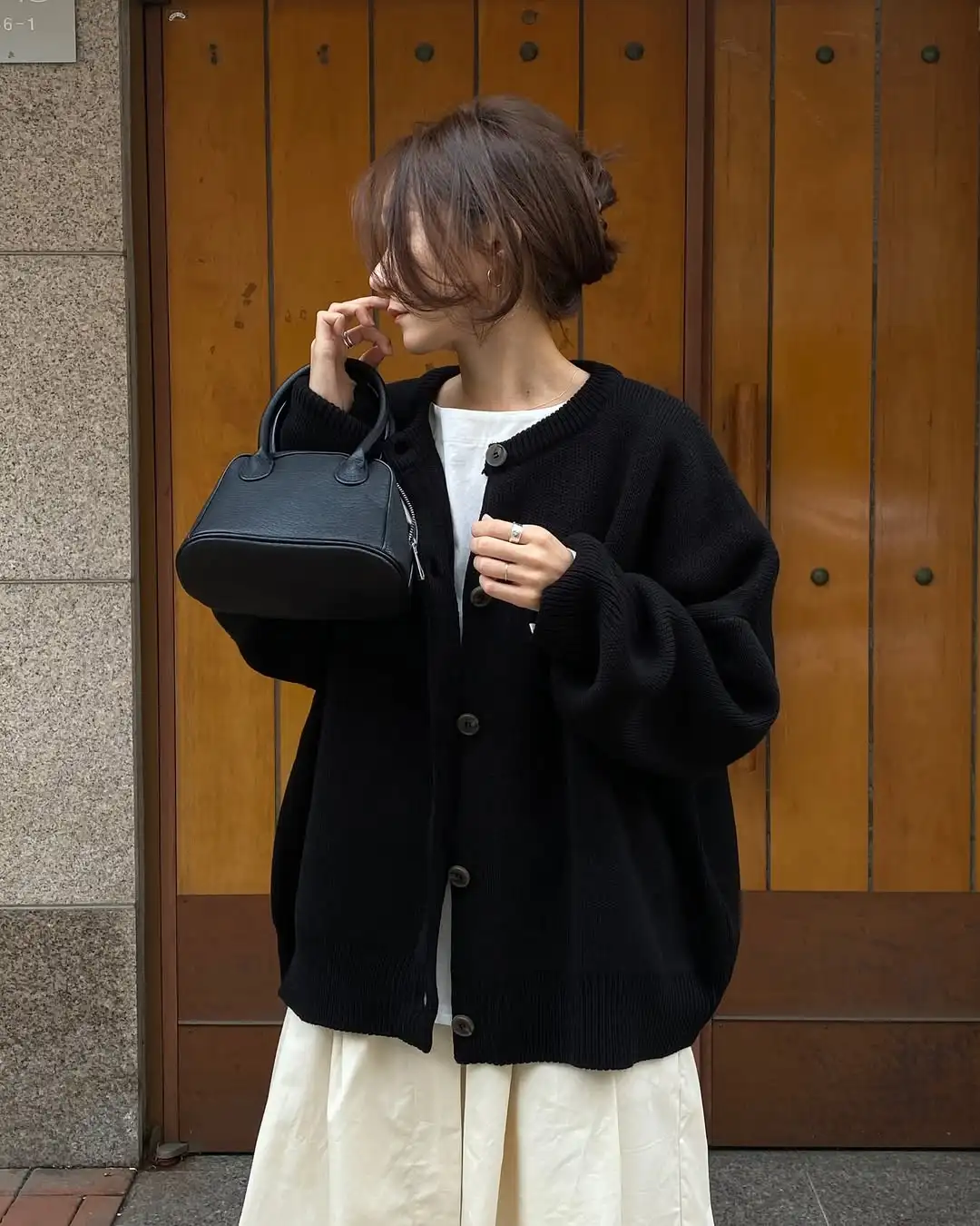 메리노 100% 울 여성 라운드 넥 버튼 가디건 루즈핏 가을 겨울 캐주얼 패션 니트 캐시미어 스웨터