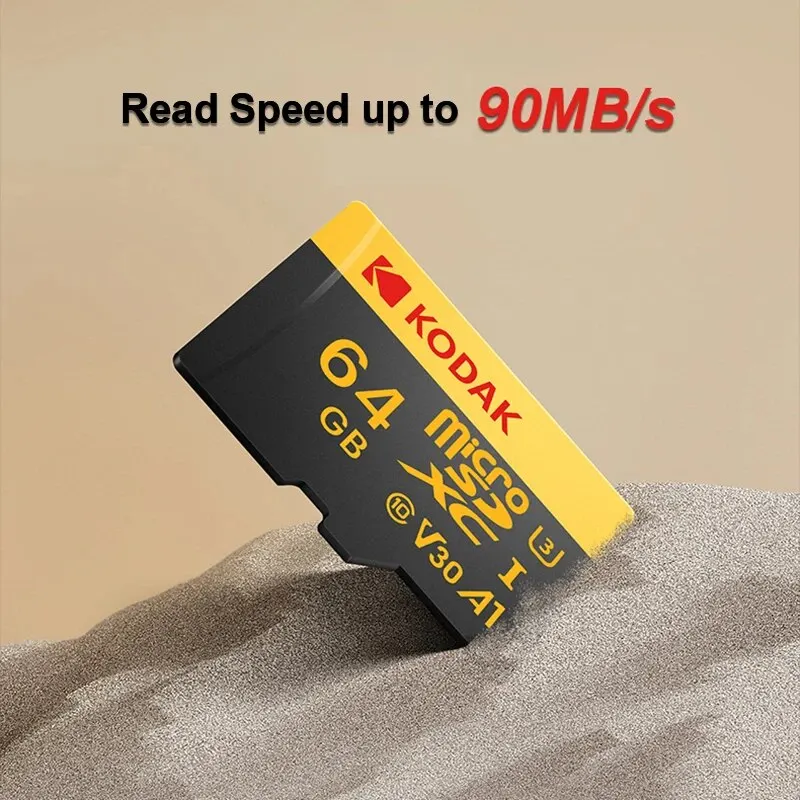 KODAK Memory Card Driving Recorder 32GB 64GB Micro SD Memory Card For Mobile Phone PC Earphone Speaker HD Camera Game Switch image 5