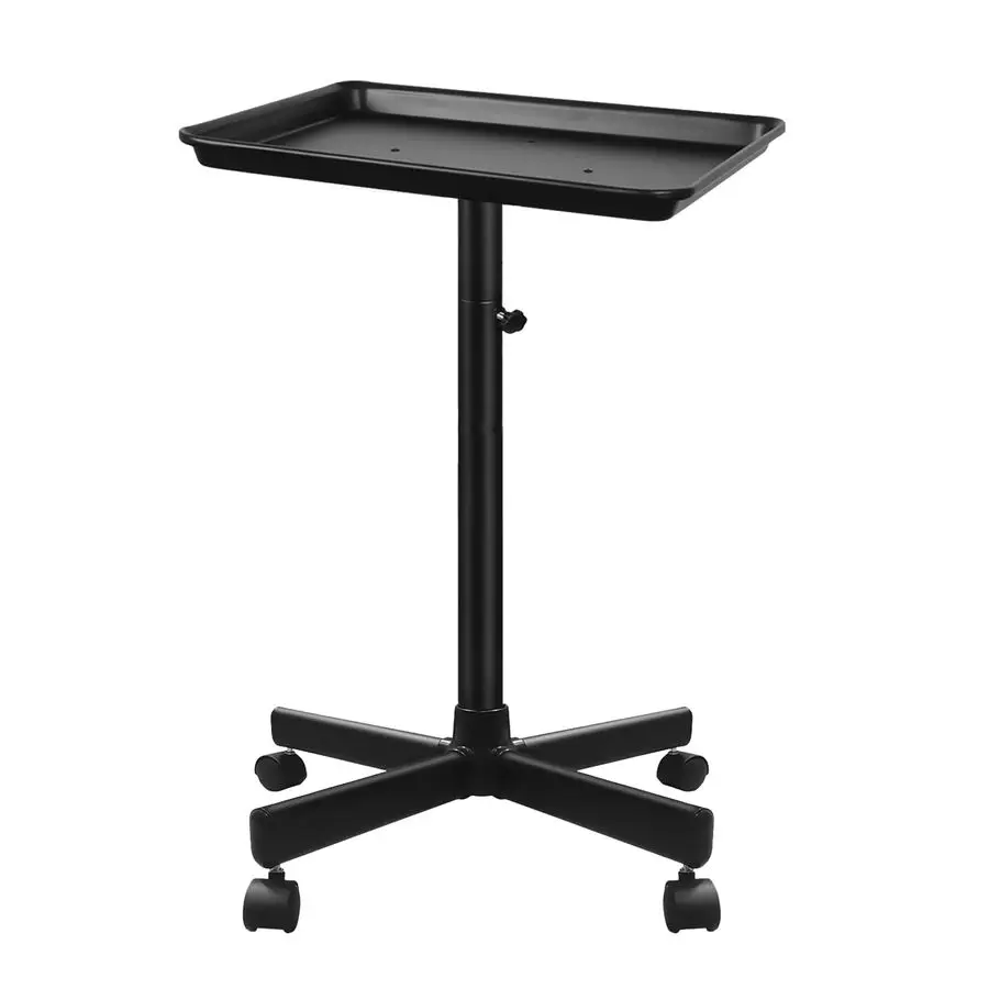 

Поднос, металлический поднос на колесиках для салона с регулируемой высотой, подносы для окрашивания волос, не ржавеющие