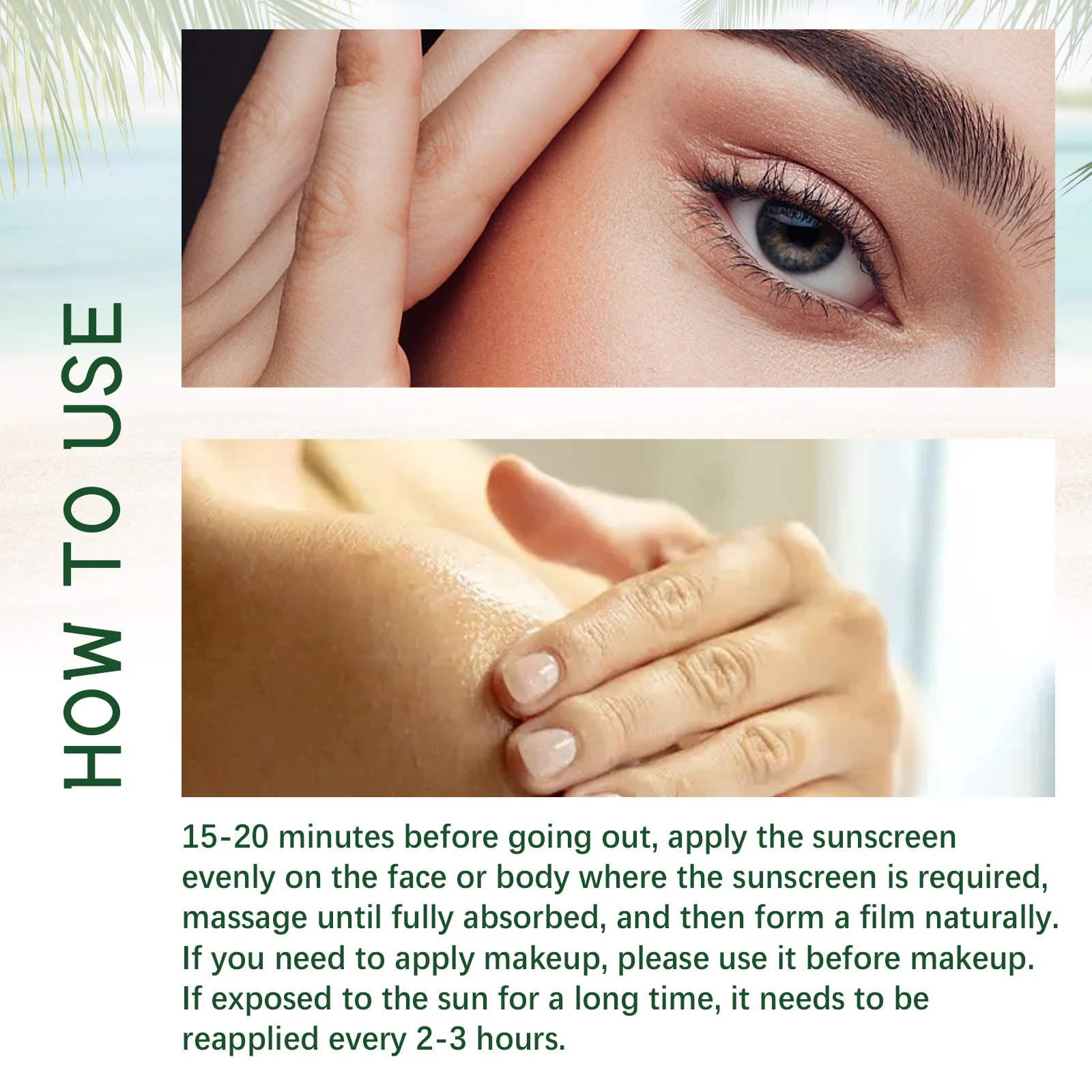 Aloe Vera Protective Cream Hydrating Refreshing UV Isolation Sunscreen Moisturizing Facial and Body for Daily Sun Protection