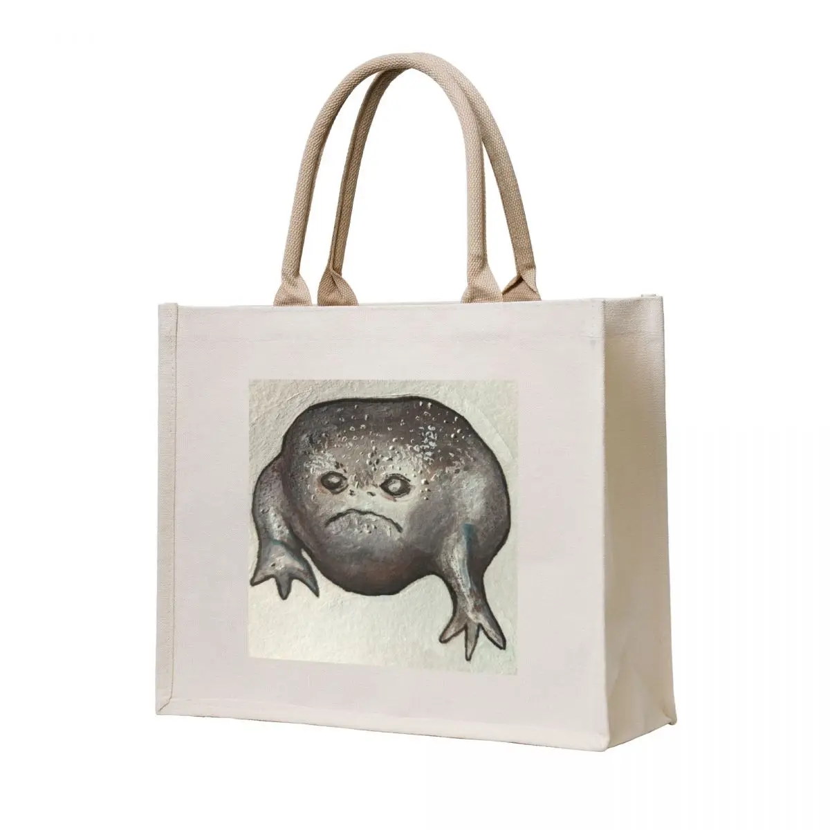 

rain frog Tote Bag women bag canvas tote bag foldable reusable