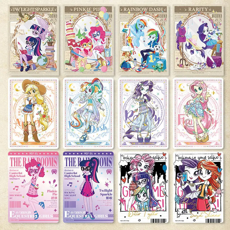 KAYOU Little Pony Magiczna Karta Książka Oryginalne Całe Pudełko Przyjaźń Dźwiękowy Boom Karta Kolekcja Anime Karta Peryferyjna Zabawka Prezenty