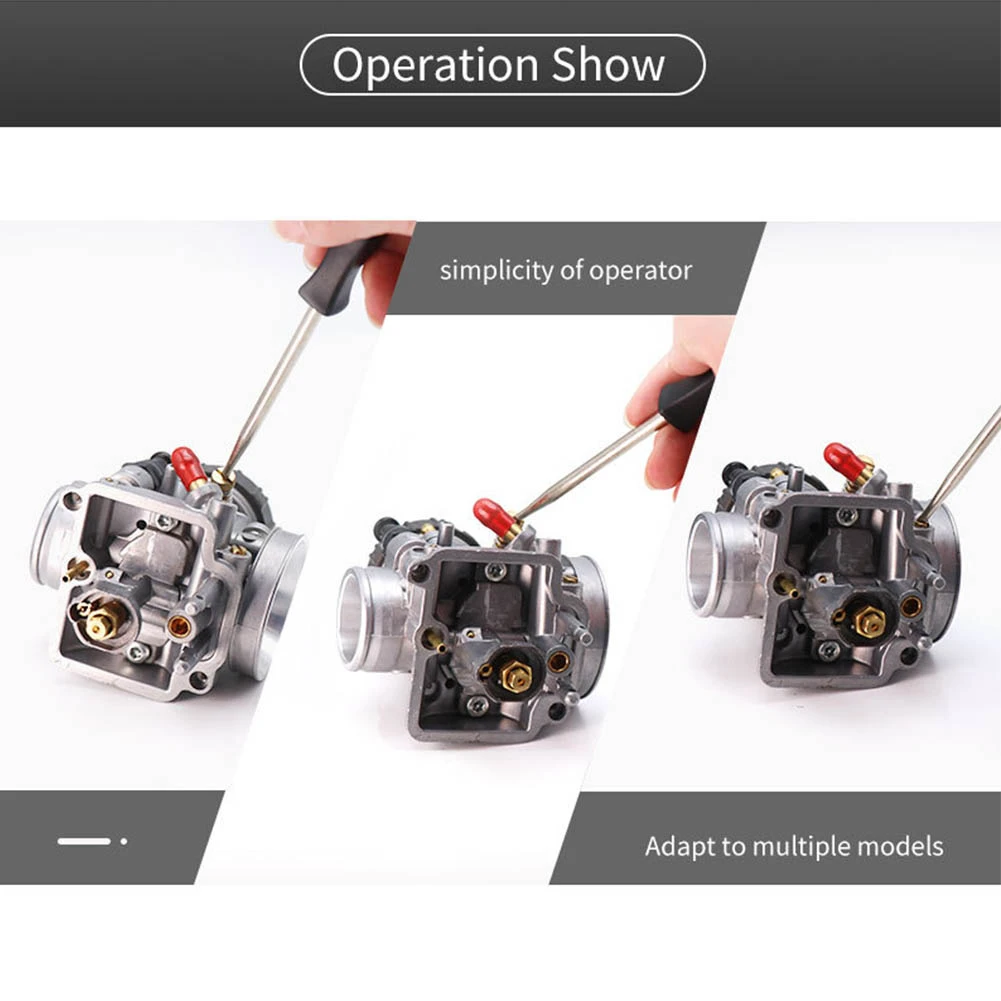 Vergaser Vergaser Einstellwerkzeuge Shapda Pac Man Double D Hexagon Acircle Socket Schraubendreher Fahrer Kettensäge Geschwindigkeitsreparaturwerkzeug