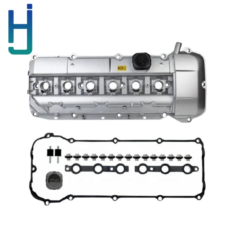 11127512839 Aluminum Valve Cover kit For BMW M54 E46 325i 330i 525i 325ci X3 X5 Z4 2003-2006
