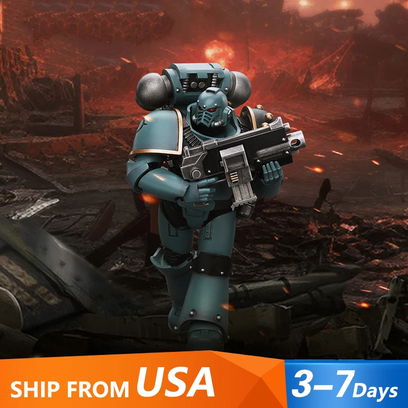 

В наличии JOYTOY Warhammer "Череды Гора" Сыны Гора MKIV Тактический отряд легионер с болтером 1:18 Фигурка