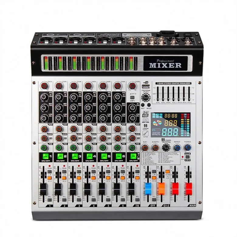 

Professional Sound Card Recording Interface Audio Mixer
