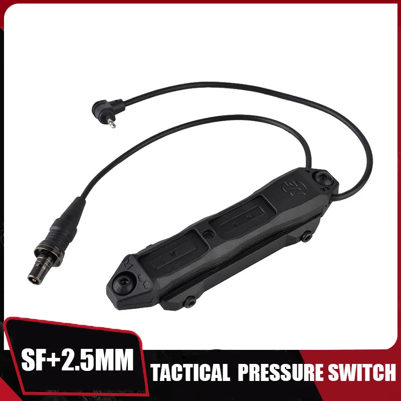 Tactical Augmented Pressure Remote Dual Function Switch Flashlight Scout Light Switch SF/2.5MM/3.5MM